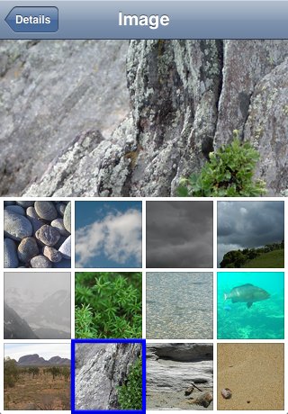 background select page